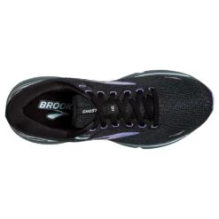 BROOKS Women's Ghost 15 Running Shoe- Black/Jacaranda/Salt- Regular (B) -Sports Shoes 120380 011 O Ghost 15