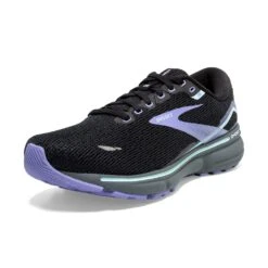 BROOKS Women's Ghost 15 Running Shoe- Black/Jacaranda/Salt- Regular (B) -Sports Shoes 120380 011 Z Ghost 15