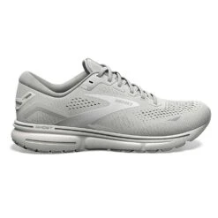 BROOKS Women's Ghost 15 Running Shoe - Oyster/Alloy/White - Regular (B)