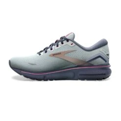 BROOKS Women's Ghost 15 Running Shoe - Spa Blue/Neo Pink/ Copper- Regular (B) -Sports Shoes 120380 492 M Ghost 15 1