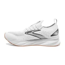 BROOKS Women's Levitate StealthFit 6 Running Shoe- White/Bran- Regular (B) -Sports Shoes 120385 170 M Levitate StealthFit 6