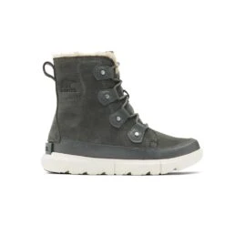 Sorel Women's Explorer II Joan Felt WP Boot - Grill/Fawn - Regular (B)