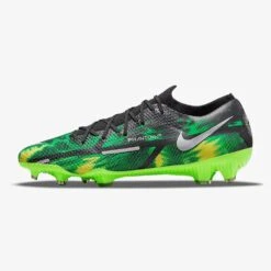 Nike Unisex Phantom GT2 Pro SW FG Soccer Shoe - Black/MTLC Platinum Green-Regular (D) -Sports Shoes 1e4a4a9f b2f8 42d4 b747 bb8c66f8c811