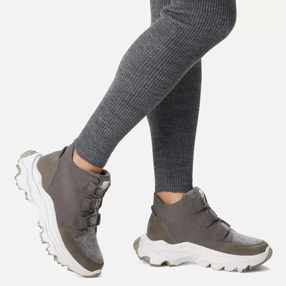 Sorel Women's Kinetic Breakthru Caribou WP Boot- Quarry- Regular (B) 4 Sorel Women's Kinetic Breakthru Caribou WP Boot- Quarry- Regular (B) - Image 4