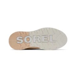 Sorel Women's Out N About III Low Sneaker Canvas WP - White Peach/Chalk - Regular (B) -Sports Shoes 2039971 844 o 1