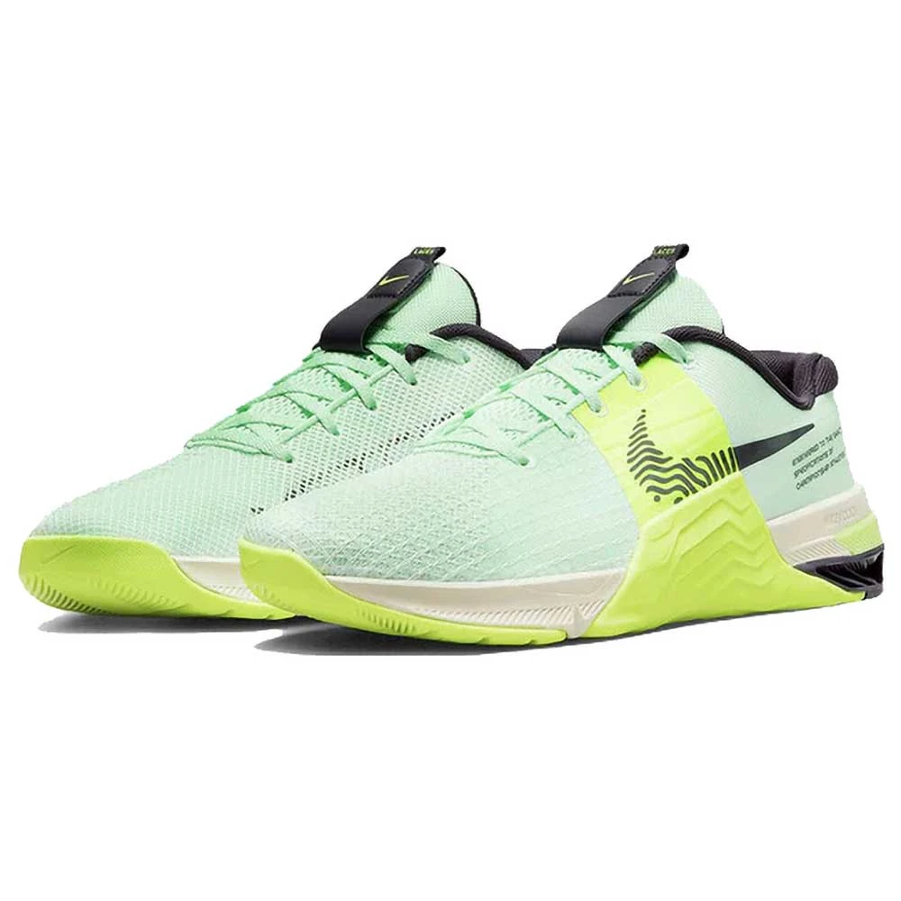 Nike Men's Metcon 8 Training Shoe - Mint Foam/Cave Purple/Volt - Regular (D) 2 Nike Men's Metcon 8 Training Shoe - Mint Foam/Cave Purple/Volt - Regular (D) - Image 2