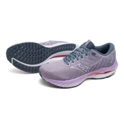Mizuno Women's Wave Inspire 19 Running Shoe- Wisteria/China Blue- Regular (B) -Sports Shoes 411398 6BCL 99