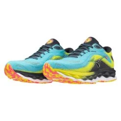 Mizuno Men's Wave Sky 7 Running Shoe - Jet Blue/White - Regular (D) 8 Mizuno Men's Wave Sky 7 Running Shoe - Jet Blue/White - Regular (D) -Sports Shoes 411411 JB00 09