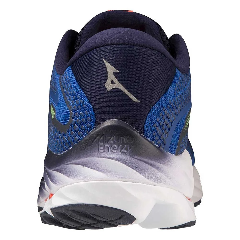 Mizuno Men's Wave Rider 27 Running Shoe - Surf The Web/White - Regular (D) 8 Mizuno Men's Wave Rider 27 Running Shoe - Surf The Web/White - Regular (D) - Image 8