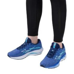 Mizuno Women's Wave Rider 27 Running Shoe - Ultramarine/White- Regular (B) -Sports Shoes 411418 UM00 10