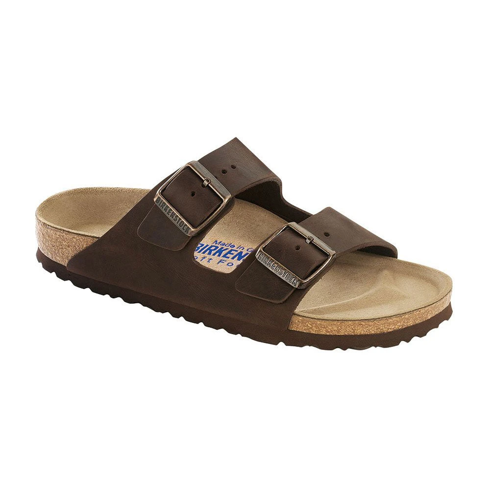 Birkenstock Arizona Soft Footbed Habana Dark Brown Oiled Leather Sandal- Regular/Wide 1 Birkenstock Arizona Soft Footbed Habana Dark Brown Oiled Leather Sandal- Regular/Wide
