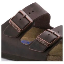 Birkenstock Arizona Soft Footbed Habana Dark Brown Oiled Leather Sandal- Regular/Wide 8 Birkenstock Arizona Soft Footbed Habana Dark Brown Oiled Leather Sandal- Regular/Wide -Sports Shoes 452761 detail 1