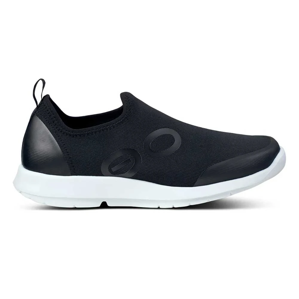 OOfos Men's OOmg Sport Shoe - White/Black- Regular (D) 1 OOfos Men's OOmg Sport Shoe - White/Black- Regular (D)