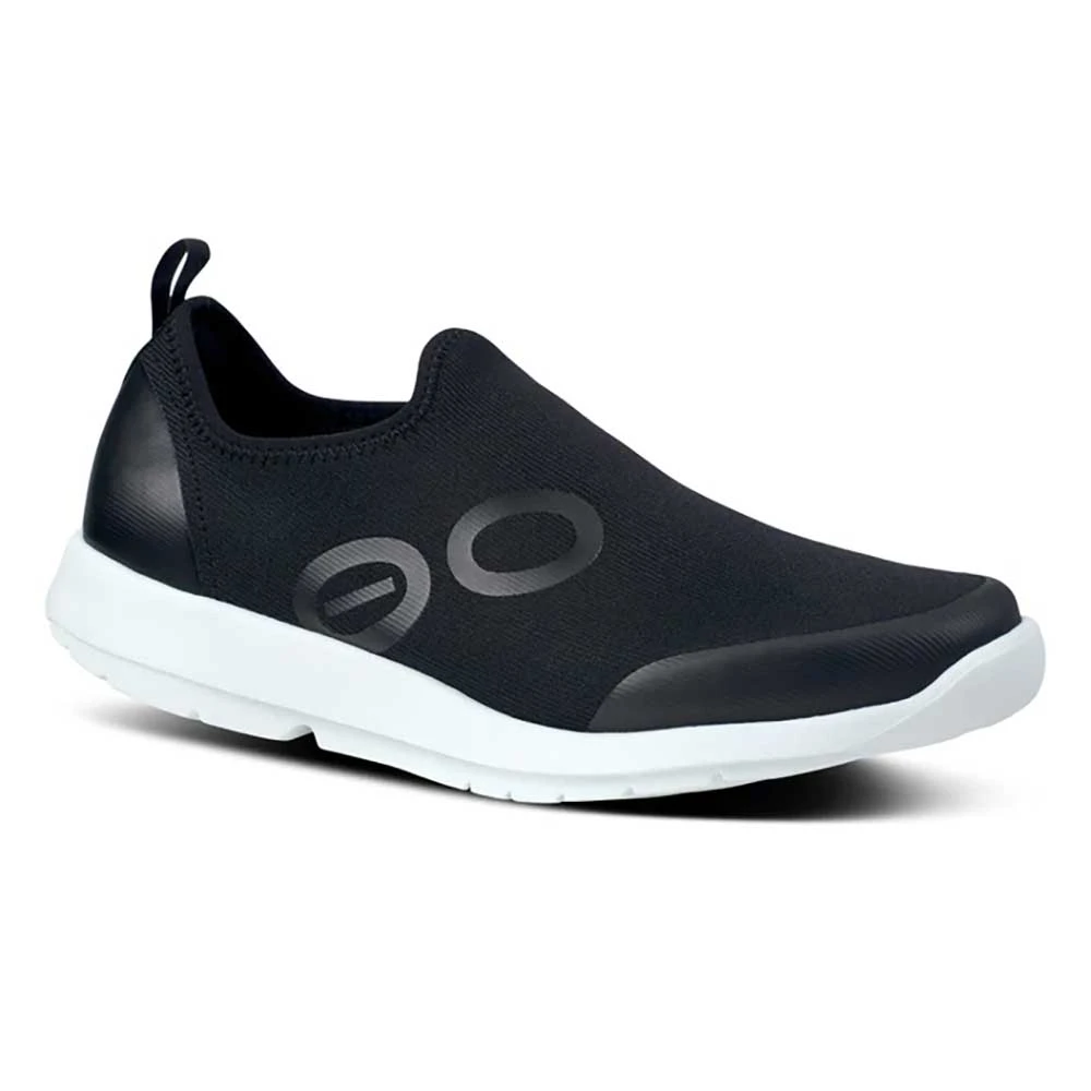 OOfos Men's OOmg Sport Shoe - White/Black- Regular (D) 2 OOfos Men's OOmg Sport Shoe - White/Black- Regular (D) - Image 2