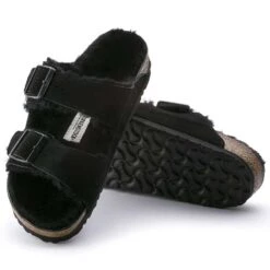 Birkenstock Arizona Shearling Sandal - Black - Regular/Wide -Sports Shoes 752663 sole