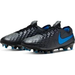 Nike Legend 8 Elite FG Soccer Boots - Black/Black/Blue Hero -Sports Shoes AT5293 004 PHCFH001 JPG HEI 875 WID 875
