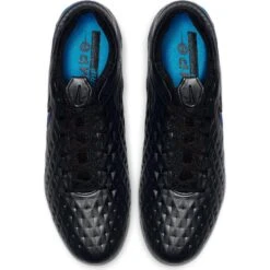 Nike Legend 8 Elite FG Soccer Boots - Black/Black/Blue Hero -Sports Shoes AT5293 004 PHCTH001 JPG HEI 875 WID 875