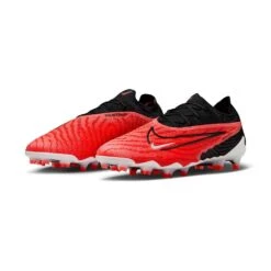 Men's Nike Phantom GX Elite Firm-Ground Soccer Cleats -Bright Crimson/White/University Red/Black - Regular (D) -Sports Shoes AURORA DC9968 600 PHCFH001 2000