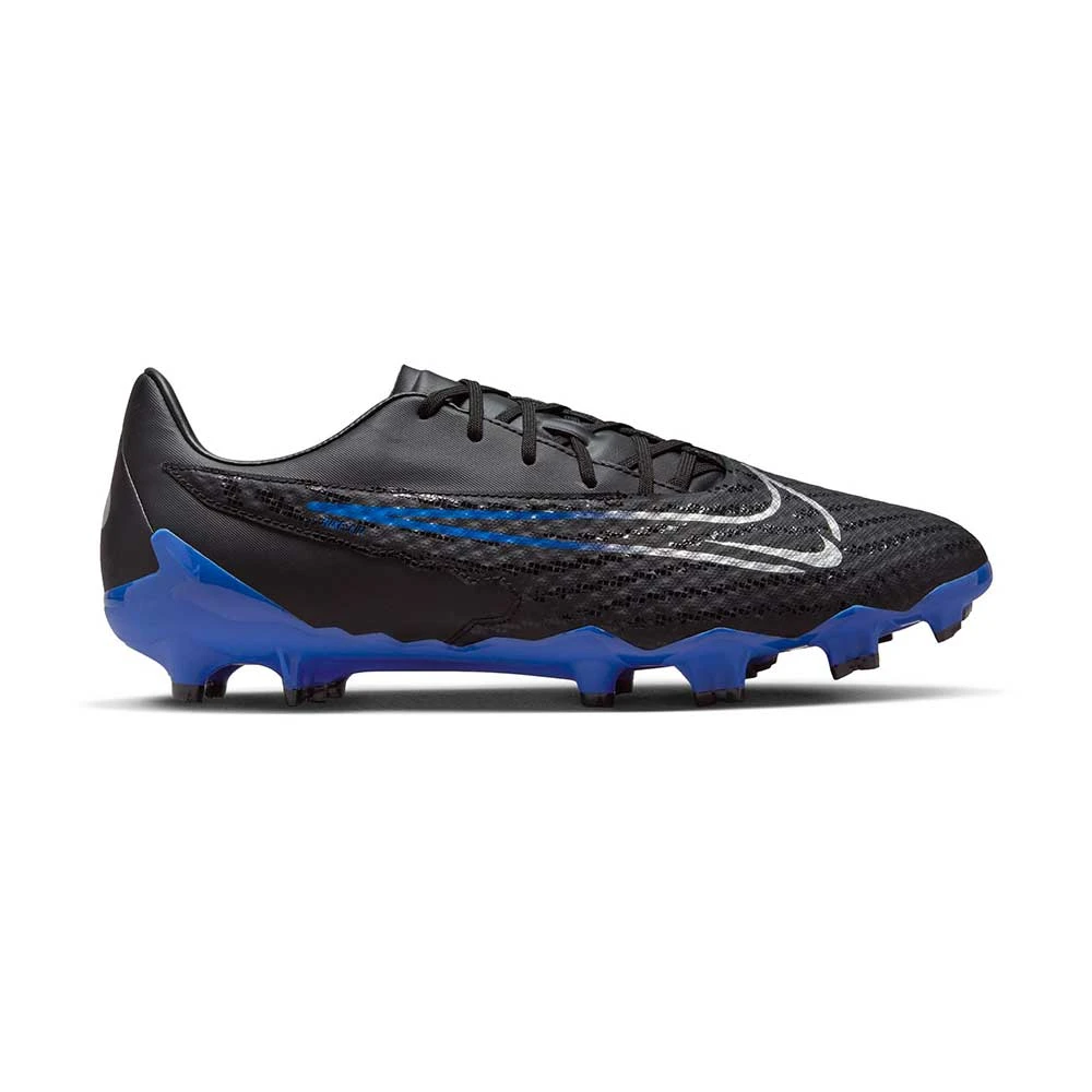 Nike Phantom GX Academy MG Soccer Cleat - Black/Chrome-Hyper Royal- Regular (D) 1 Nike Phantom GX Academy MG Soccer Cleat - Black/Chrome-Hyper Royal- Regular (D)