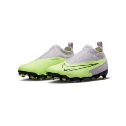 Nike Youth Phantom GX Academy DF FG/MG Soccer Cleats - Barely Volt/Gridiron - Regular (D) -Sports Shoes AURORA DD9546 705 PHCFH001 2000