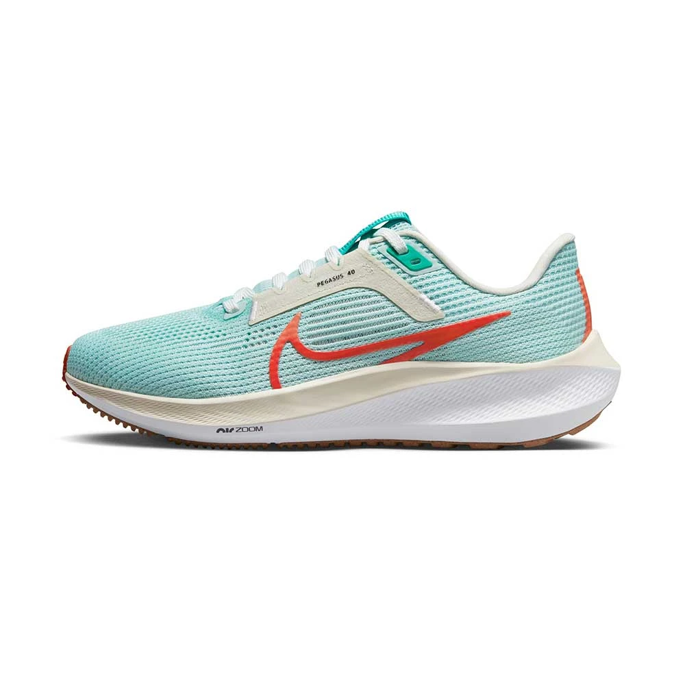 Women's Nike Air Zoom Pegasus 40 Running Shoe - Jade Ice/Picante Red-White-Sea Glass- Regular (B) 3 Women's Nike Air Zoom Pegasus 40 Running Shoe - Jade Ice/Picante Red-White-Sea Glass- Regular (B) - Image 3