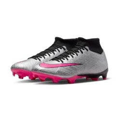 Unisex Nike Zoom Mercurial Superfly 9 Academy XXV MG Soccer Cleats - Metallic Silver/Hyper Pink -Sports Shoes AURORA FB8402 060 PHCFH001 2000