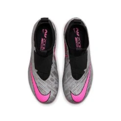 Youth Nike Jr. Zoom Mercurial Superfly 9 Pro XXV FG Soccer Cleats - Metallic Silver/Hyper Pink - Regular (D) -Sports Shoes AURORA FJ2034 060 PHCTH001 2000 1
