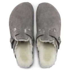 Birkenstock Boston Shearling - Stone - Regular/Wide 11 Birkenstock Boston Shearling - Stone - Regular/Wide -Sports Shoes BostonShearling Stone 3