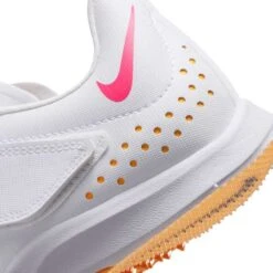 Unisex Nike Air Zoom Long Jump Elite Track Spike - White/Black/Laser Orange - Regular (D) -Sports Shoes CT0079 101 PHSYD002