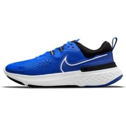 Men's Nike React Miler 2 Running Shoe - Hyper Royal/White/Black - Regular (D) -Sports Shoes CW7121 401 PHSLH000 JPG HEI 875 WID 875