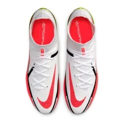 Nike Unisex Phantom GT2 Elite Dynamic Fit FG Soccer Shoes - White/Bright Crimson/Volt - Regular (D) -Sports Shoes CZ9889 167 PHCTH001 2000