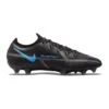 Nike Unisex Phantom GT2 Elite FG Soccer Shoe - Black/Black/Iron Grey