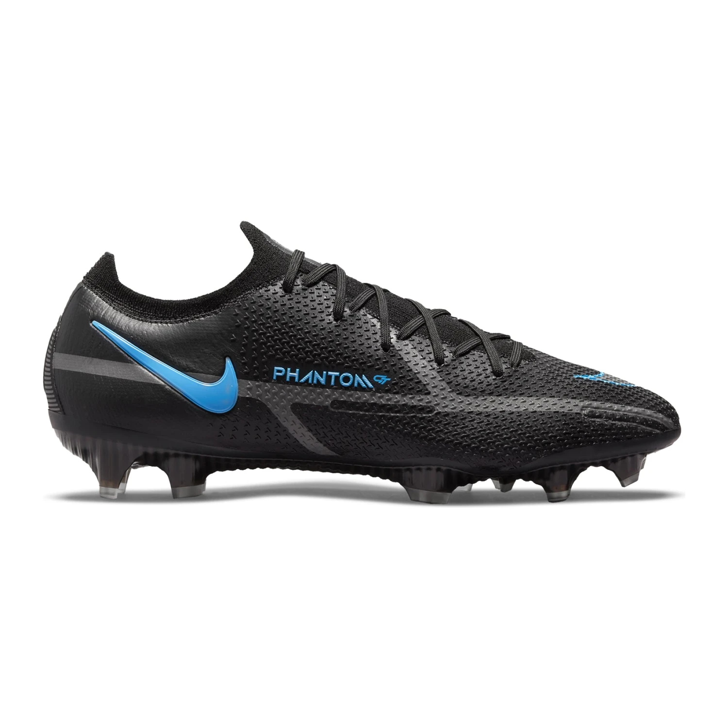 Nike Unisex Phantom GT2 Elite FG Soccer Shoe - Black/Black/Iron Grey 1 Nike Unisex Phantom GT2 Elite FG Soccer Shoe - Black/Black/Iron Grey