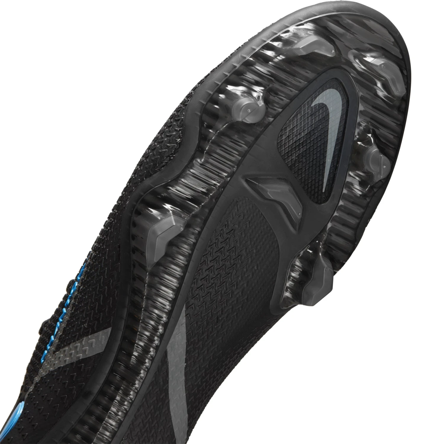 Nike Unisex Phantom GT2 Elite FG Soccer Shoe - Black/Black/Iron Grey 7 Nike Unisex Phantom GT2 Elite FG Soccer Shoe - Black/Black/Iron Grey - Image 7