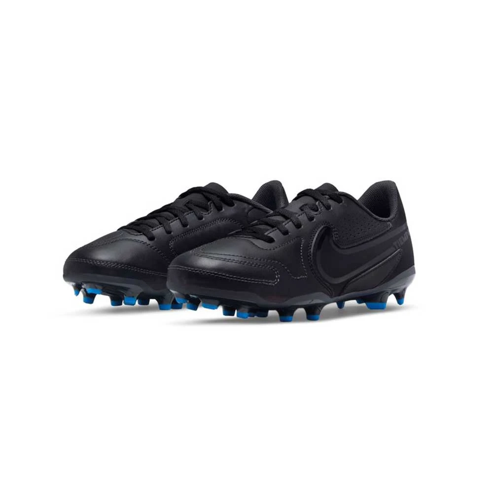 Youth Nike Jr. Tiempo Legend 9 Club MG Soccer Shoe -Black/White 3 Youth Nike Jr. Tiempo Legend 9 Club MG Soccer Shoe -Black/White - Image 3