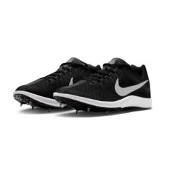 Unisex Nike Zoom Rival Track And Field Distance Spikes - Black/Metallic Silver/Lt Smoke - Regular (D) -Sports Shoes DC8725 001 PHCFH001 1