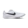 Unisex Nike Zoom Rival Track And Field Distance Spikes - White/Black/Metallic Silver - Regular (D)