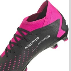 ADIDAS Unisex Predator Accuracy .3 FG Soccer Shoe - Core Black/Ftwr White/Team Shock Pink 2 - Regular (D) -Sports Shoes GW4589 04