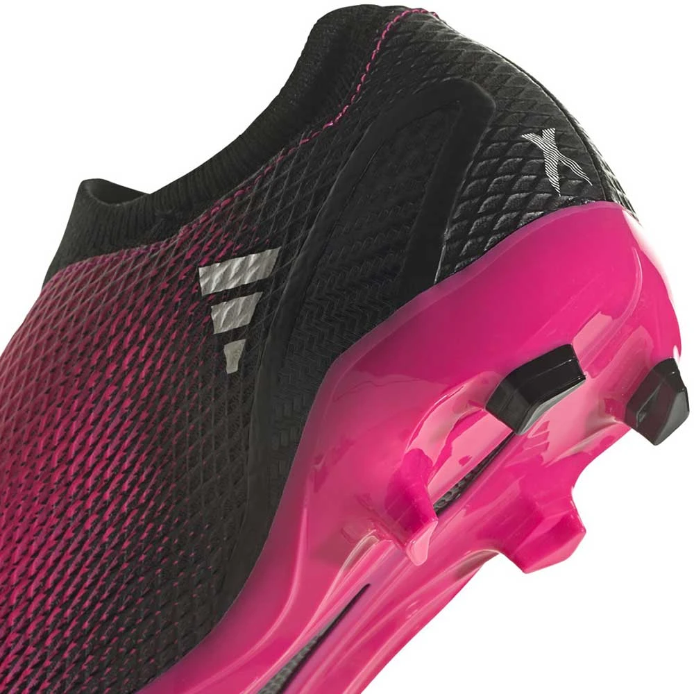 ADIDAS Unisex X Speedportal.3 LL FG Soccer Shoe - Team Shock Pink 2/Zero Metalic/Core Black - Regular (D) 3 ADIDAS Unisex X Speedportal.3 LL FG Soccer Shoe - Team Shock Pink 2/Zero Metalic/Core Black - Regular (D) - Image 3