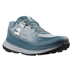 Salomon Women's Ultra Glide Trail Running Shoe - Bluestone/Perl Blue/Ebony - Regular (B) -Sports Shoes L41553900 5 GHO ULTRA GLIDE W Bluesto