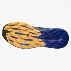 Salomon Men's Pulsar Trail Shoe - Black/Clematis Blue/Blazing Orange- Regular (D) -Sports Shoes L41603200 da37cd5b886c4091b61da96c1603e347