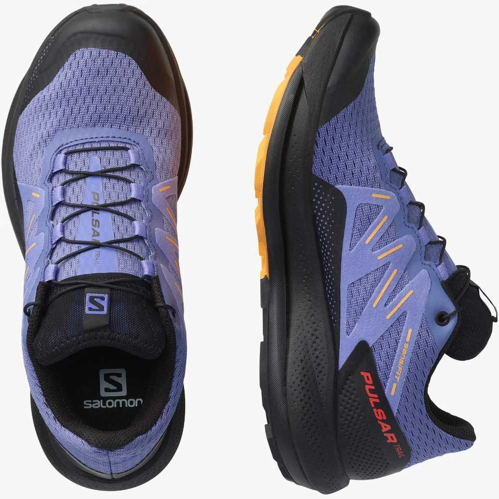 Salomon Women's Pulsar Trail Shoe- Velvet Morning- Regular (B) 4 Salomon Women's Pulsar Trail Shoe- Velvet Morning- Regular (B) - Image 4