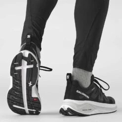 Salomon Men's Glide Max Running Shoe- Lunar Rock/Black/Tanager Turquoise- Regular (D) -Sports Shoes L41764300 4e494aa7168472bdada643c1f0e87bbd