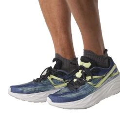 Salomon Men's Aero Glide Running Shoe- Blue Ashes/Dark Sapphire/Sunny Lime- Regular (D) -Sports Shoes L47049200 7481c5f43c36e4a91ce83cf343a3c47e 4fdcdebe 1770 4cf6 b225 1490f2d8d436