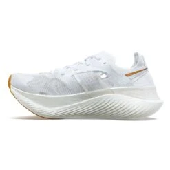 Saucony Women's Endorphin Elite Running Shoe- White/Gold- Regular (B) 7 Saucony Women's Endorphin Elite Running Shoe- White/Gold- Regular (B) -Sports Shoes S10768 13 2