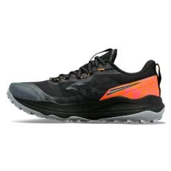 Saucony Men's Xodus Ultra 2 Trail Running Shoe - Black/ViZiOrange - Regular (D) -Sports Shoes S10843 05 2