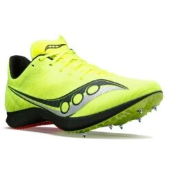 Saucony Women's Velocity MP Track Spike - Citron/Black - Regular (B) -Sports Shoes S19099 05 5