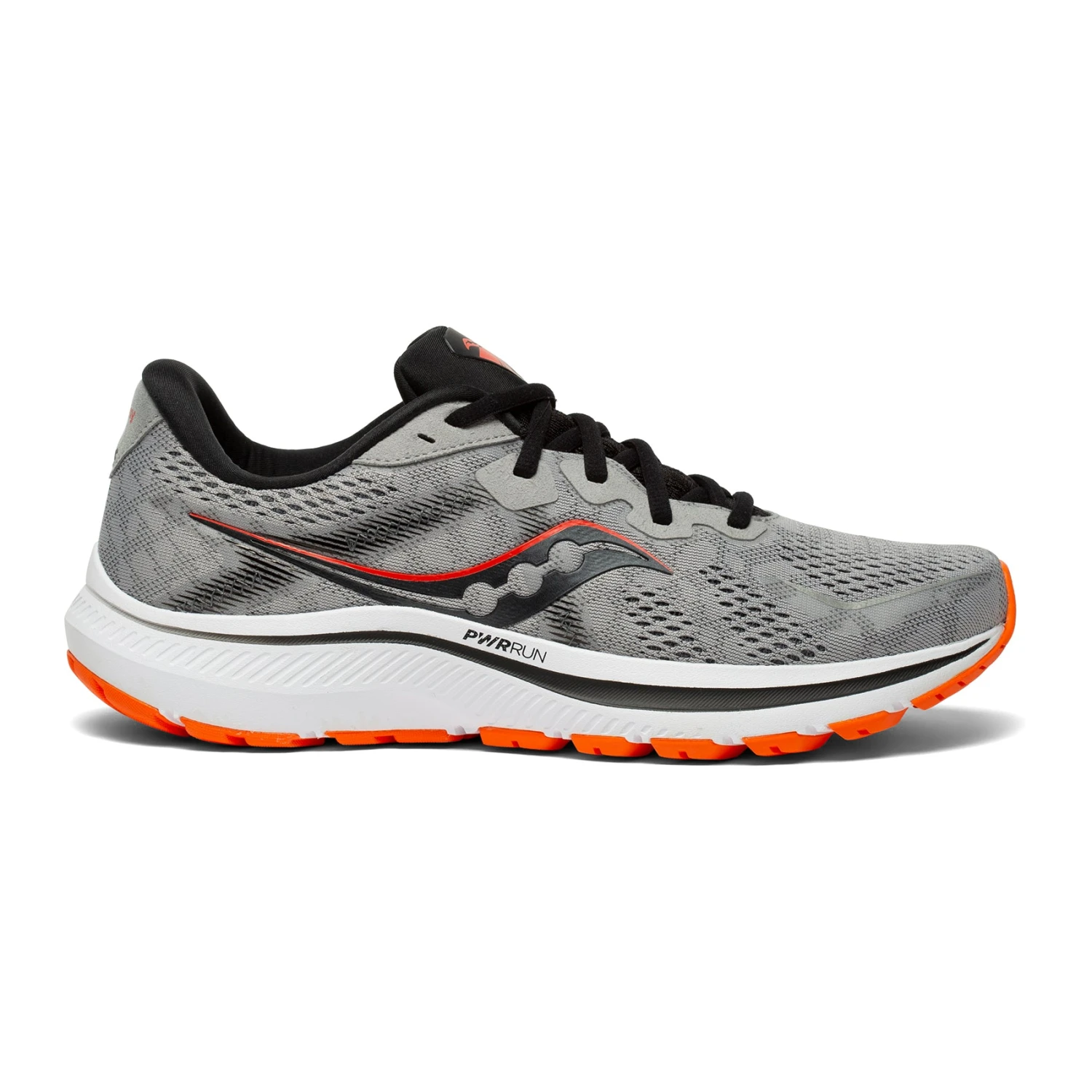 Saucony Men's Omni 20 Running Shoe - Alloy/Fire - Regular (D) 1 Saucony Men's Omni 20 Running Shoe - Alloy/Fire - Regular (D)