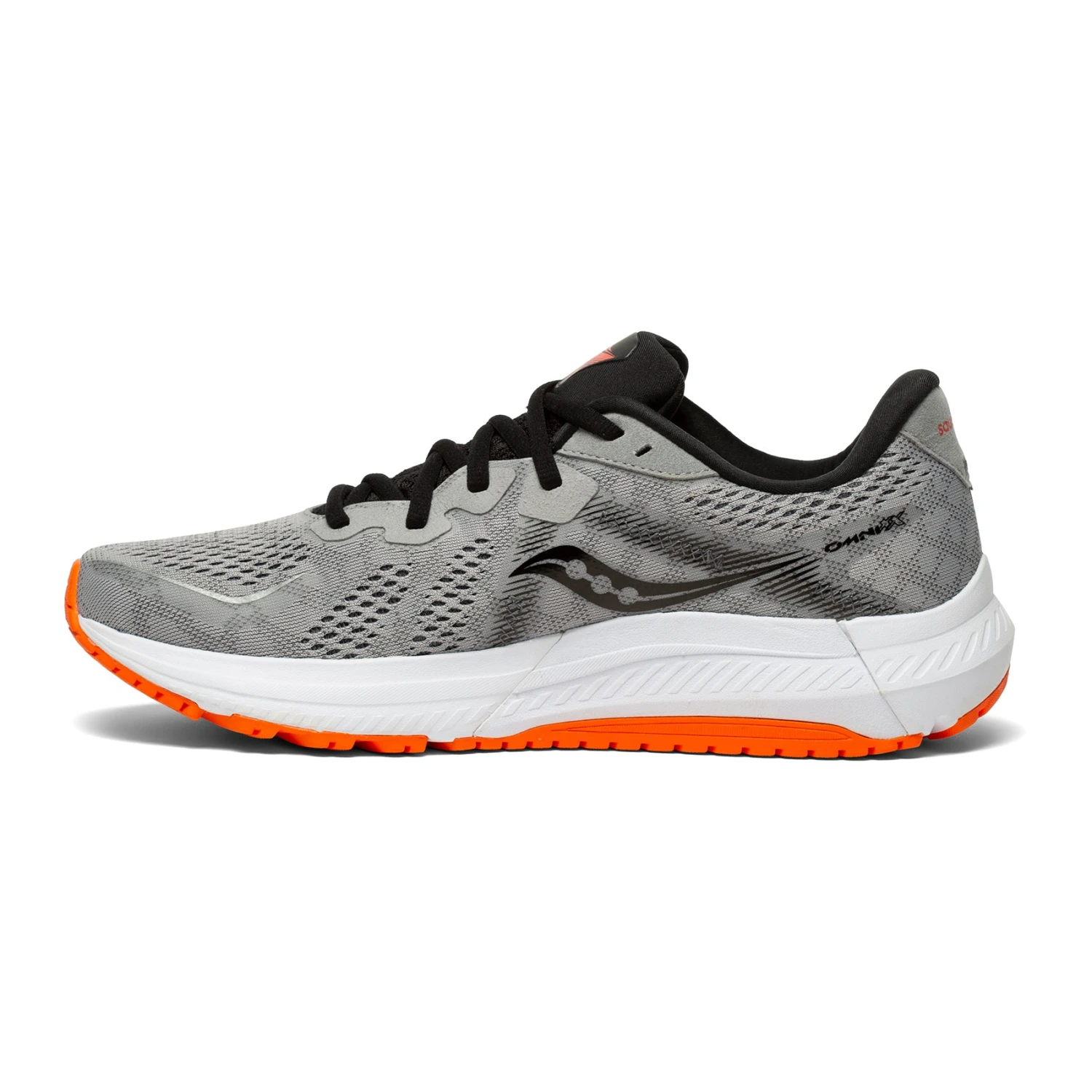 Saucony Men's Omni 20 Running Shoe - Alloy/Fire - Regular (D) 2 Saucony Men's Omni 20 Running Shoe - Alloy/Fire - Regular (D) - Image 2