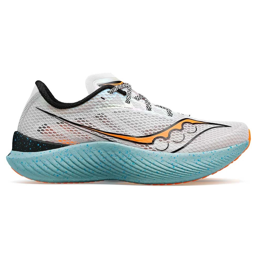 Saucony Men's Endorphin Pro 3 Racing Shoe- Fog/ViZiOrange- Regular (D) 1 Saucony Men's Endorphin Pro 3 Racing Shoe- Fog/ViZiOrange- Regular (D)